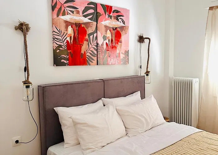 Pangrati Eco-Chic Oasis 1Br For 4 Persons
