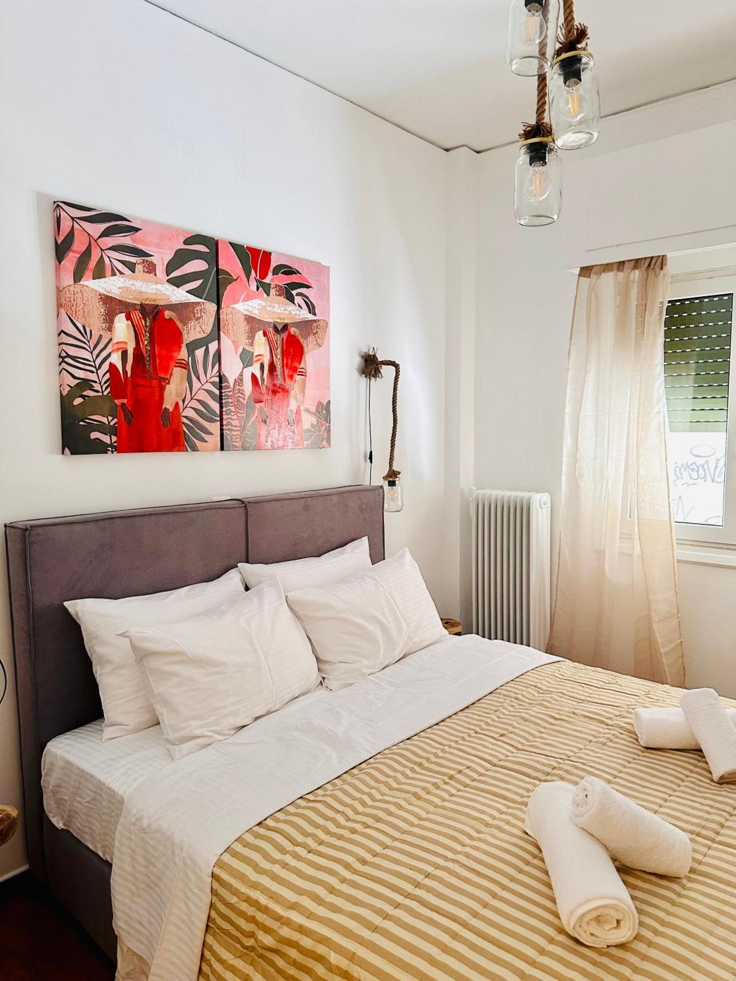 Pangrati Eco-chic Oasis 1br For 4 Persons